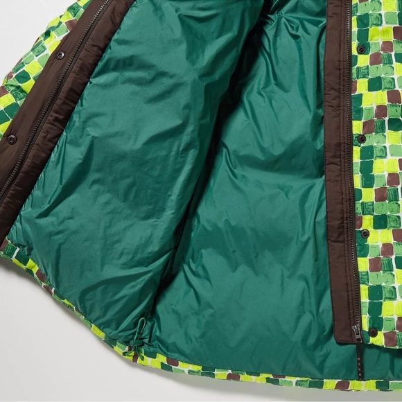 BNWT Uniqlo X Marni Printed Down Oversized Hooded Coat Jacket Size XS - Picture 10 of 11